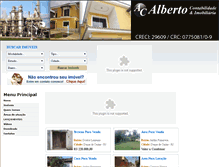 Tablet Screenshot of albertoimoveisrj.com.br